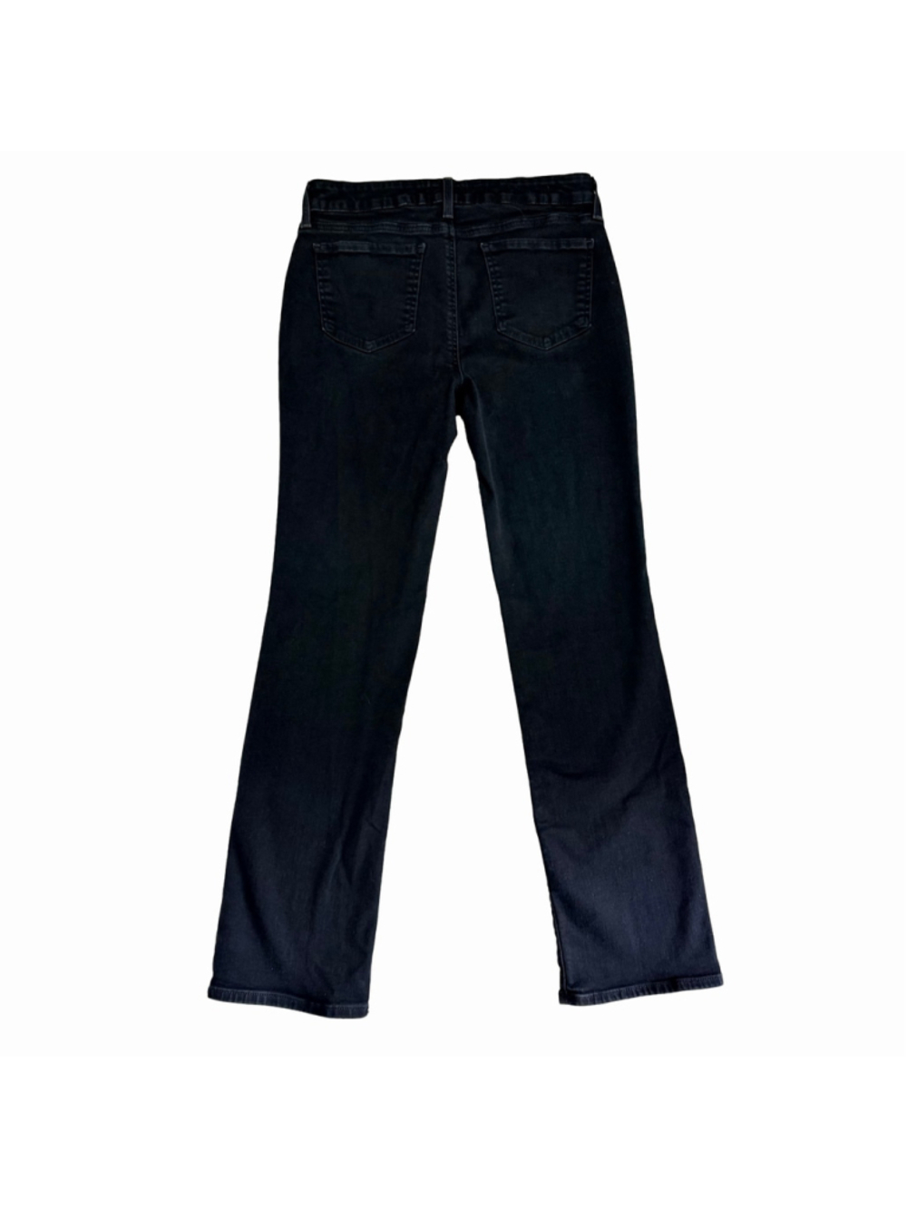NYDJ Black Marilyn Straight Leg Jeans Women's Size 8 Lift Tuck Technology - Picture 2 of 12